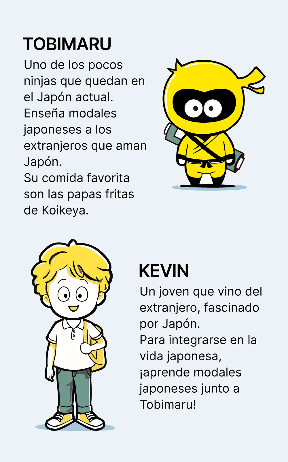 Presentación de Tobimaru y Kevin