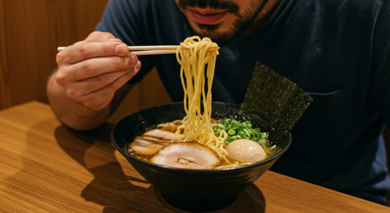 在拉面店吃面时发出声音是不礼貌的吗?深入解析日本的面条吸食文化