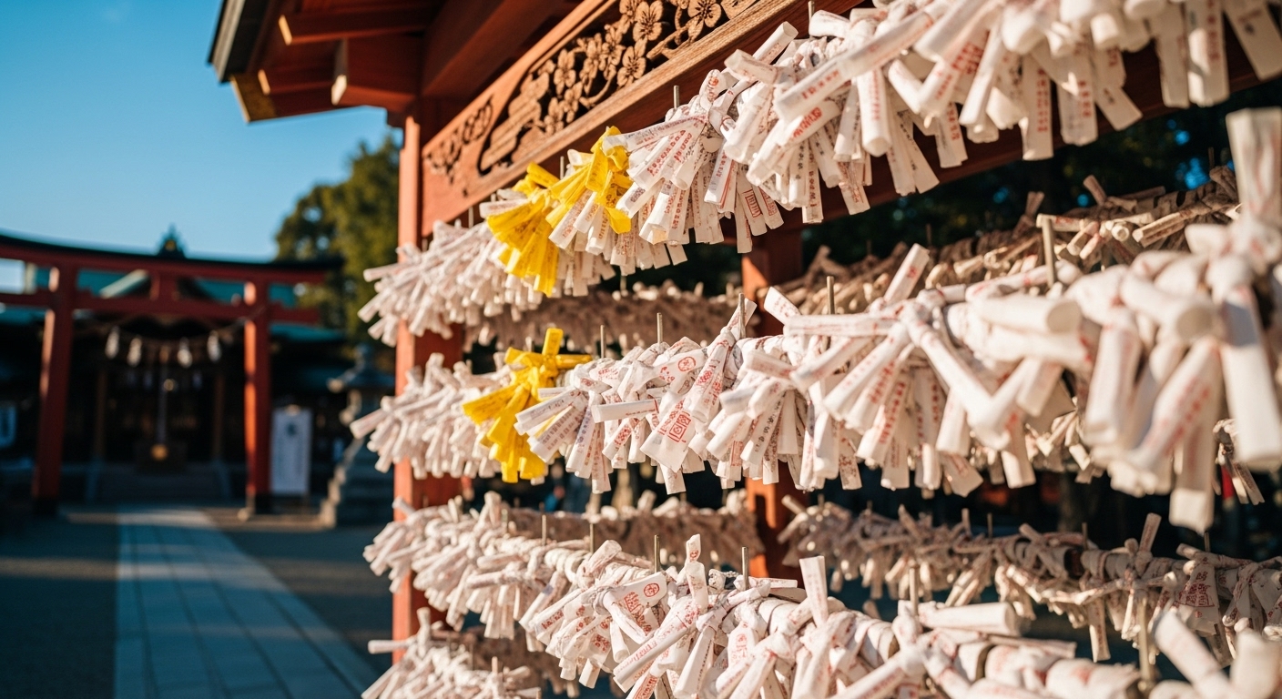 神社でおみくじは引いた後どうする？結ぶの？持ち帰る？